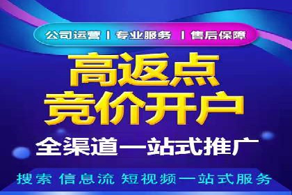 竞价推广开户全攻略案例分析